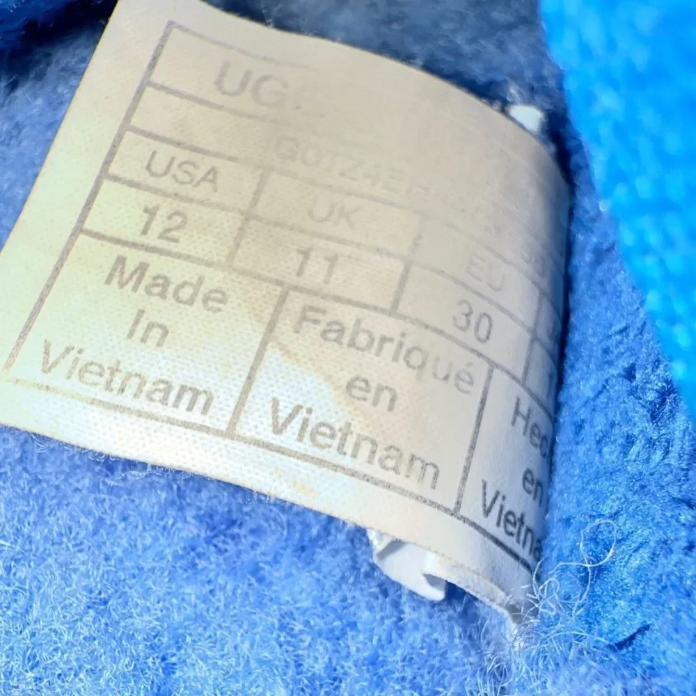 UGG blue fuzzy